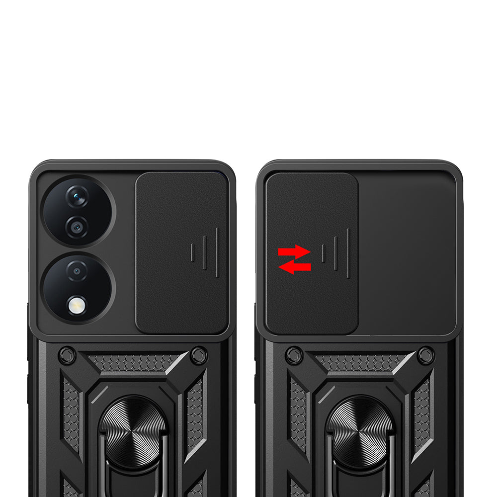 Case for Honor X7b 5G / 90 Smart / X7b 4G, Techsuit, CamShield, Green