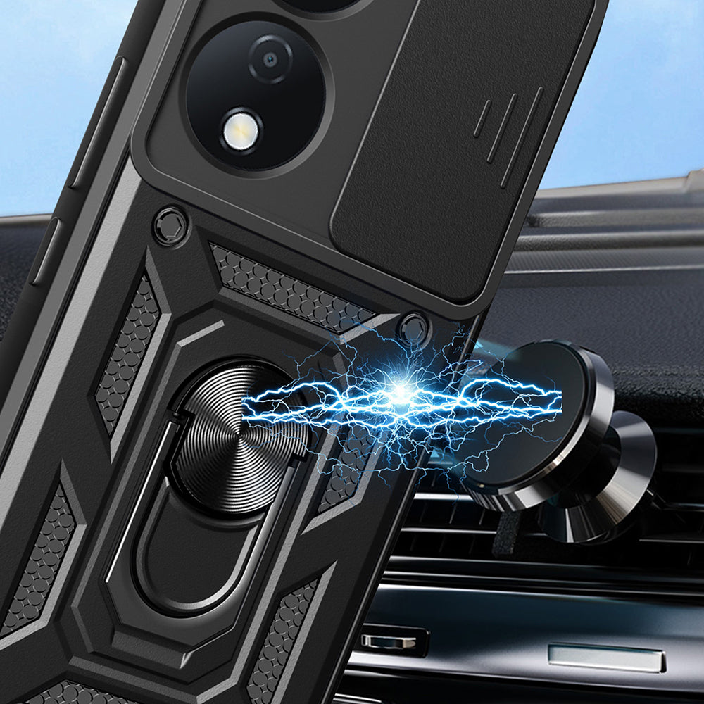 Case for Honor X7b 5G / 90 Smart / X7b 4G, Techsuit, CamShield, Green