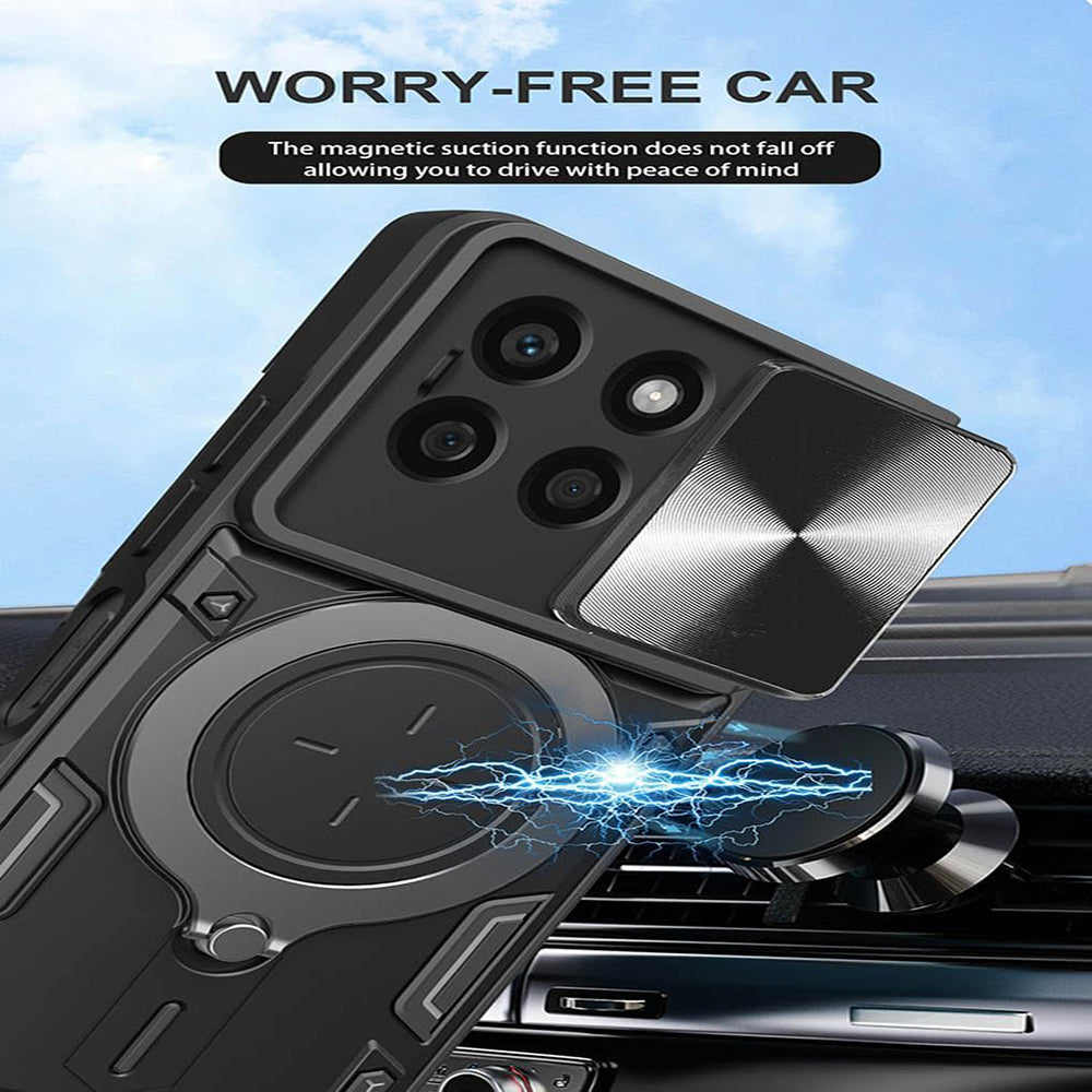 Θήκη για Honor X8c, Techsuit, CamGuard Pro, Μωβ