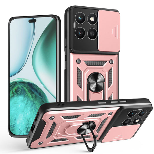 Θήκη για Honor X8c, Techsuit, CamShield, Ροζ