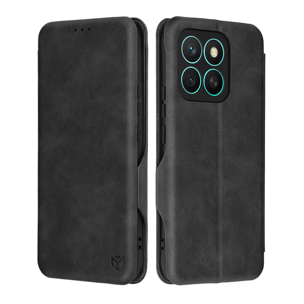 Case for Honor X8c, Techsuit, Safe Wallet Plus, Black