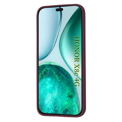 Θήκη για Honor X8c, Techsuit, SoftFlex, Βυσσινί