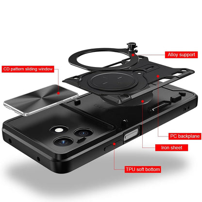 Θήκη για Honor X8d, Techsuit, CamGuard Pro, Μαύρη