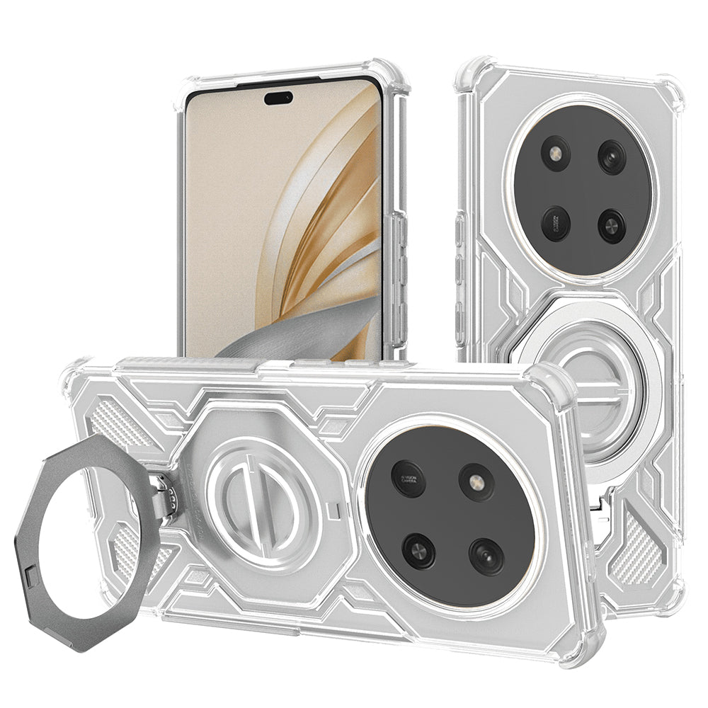 Θήκη για Honor X9c / Magic7 Lite, Techsuit, Carbon Shield Pro, Λευκό