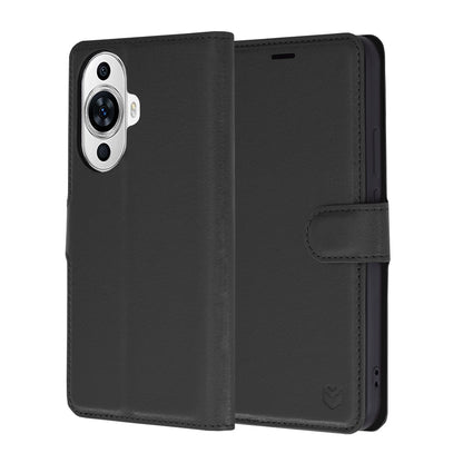 Θήκη για Huawei nova 12s / nova 11, Techsuit, Leather Folio, Μαύρο