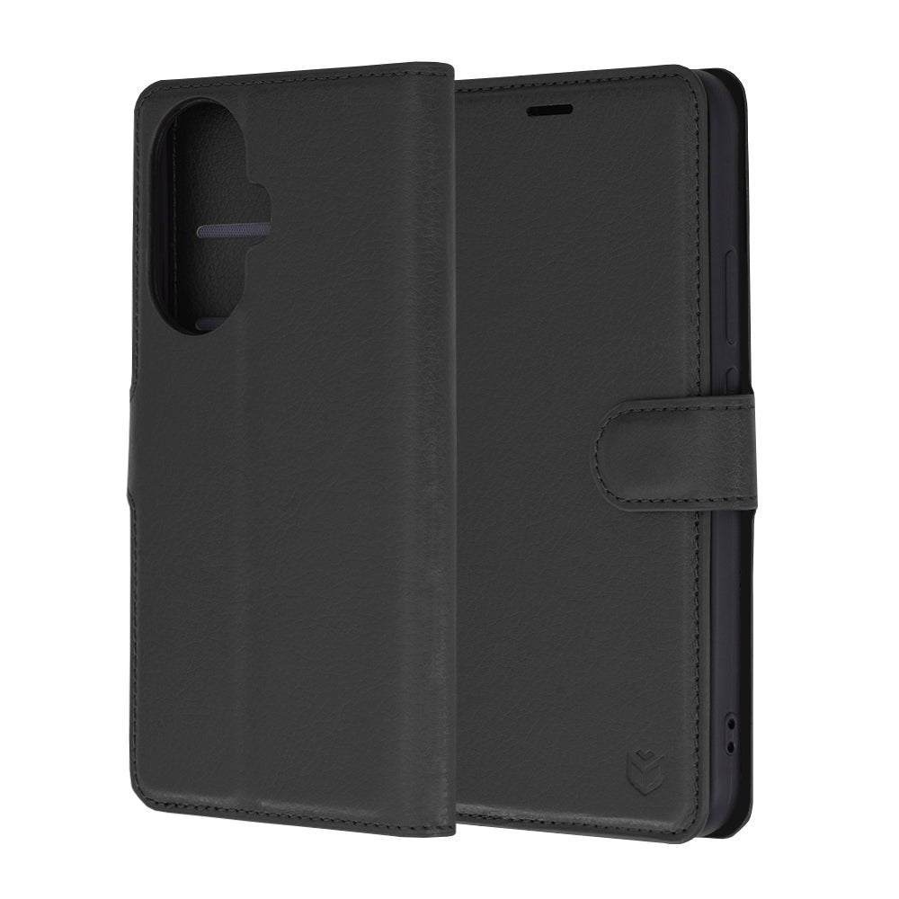 Θήκη για Huawei nova 12s / nova 11, Techsuit, Leather Folio, Μαύρο