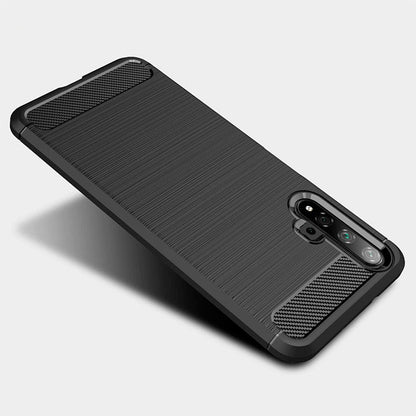 Θήκη για Huawei nova 5T / Honor 20, Techsuit, Carbon, Μαύρο
