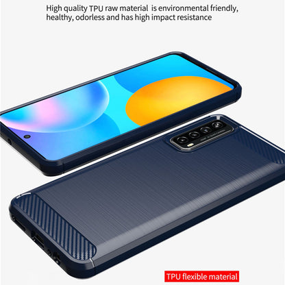 Θήκη για Huawei P smart 2021, Techsuit, Carbon, Μαύρο