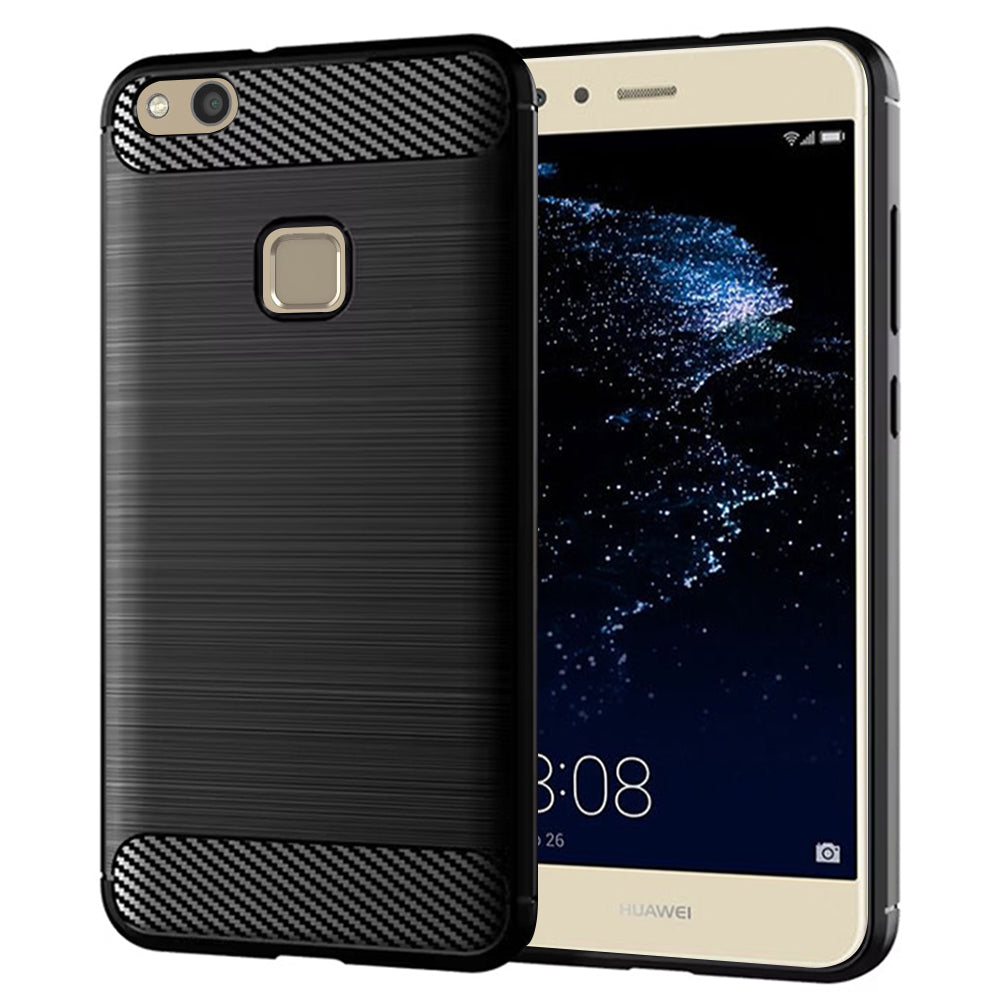 Θήκη για Huawei P10 Lite, Techsuit, Carbon, Μαύρο