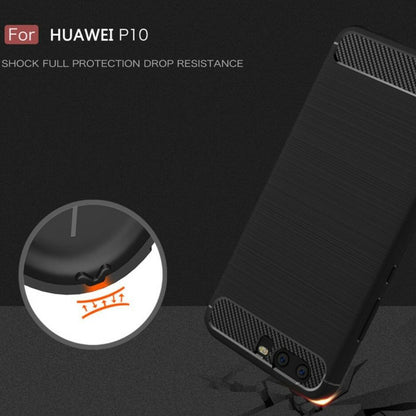 Θήκη για Huawei P10, Techsuit, Carbon, Μαύρο