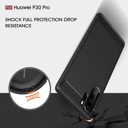 Θήκη για Huawei P30 Pro New Edition / P30 Pro, Techsuit, Carbon, Μαύρο