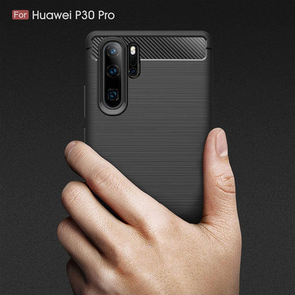 Θήκη για Huawei P30 Pro New Edition / P30 Pro, Techsuit, Carbon, Μαύρο