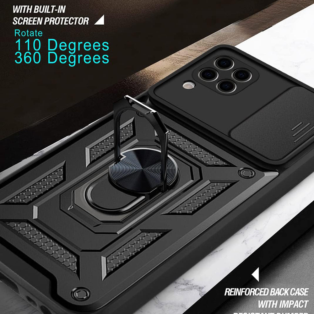 Θήκη για Huawei P40 lite 4G, Techsuit, CamShield, Μαύρο