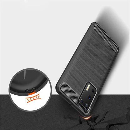 Case for Huawei P40 Pro, Techsuit, Carbon, Black