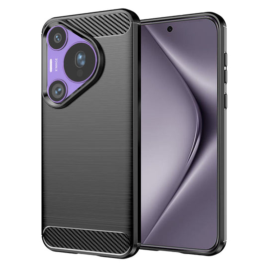 Θήκη για Huawei Pura 70 Pro, Techsuit, Carbon, Μαύρο