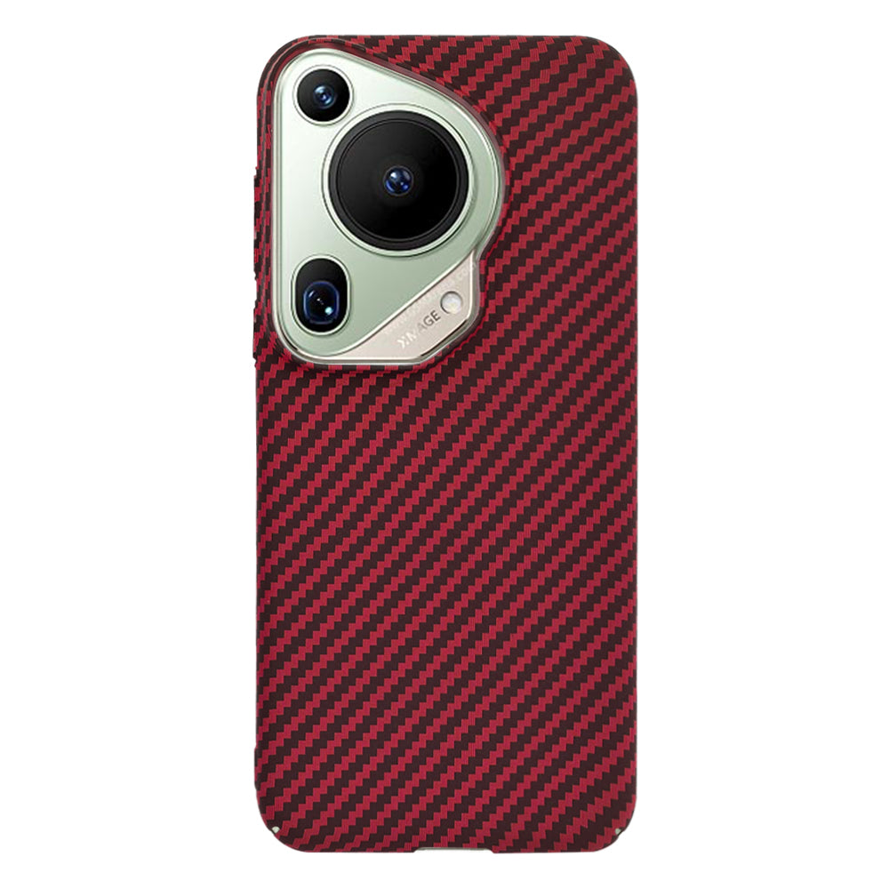 Θήκη για Huawei Pura 70 Ultra, Techsuit, Carbonite FiberShell, Κόκκινο
