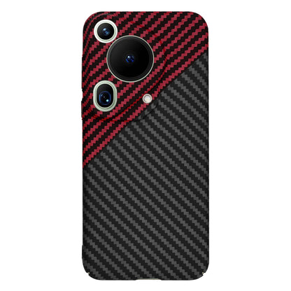 Θήκη για Huawei Pura 70 Ultra, Techsuit, Carbonite FiberShell, Μαύρο Κόκκινο
