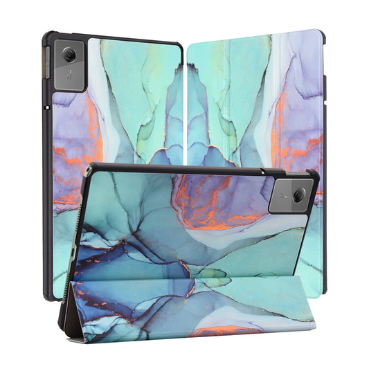 Θήκη για Lenovo Idea Tab 11, Techsuit, FoldPro Green Time, Πολύχρωμο