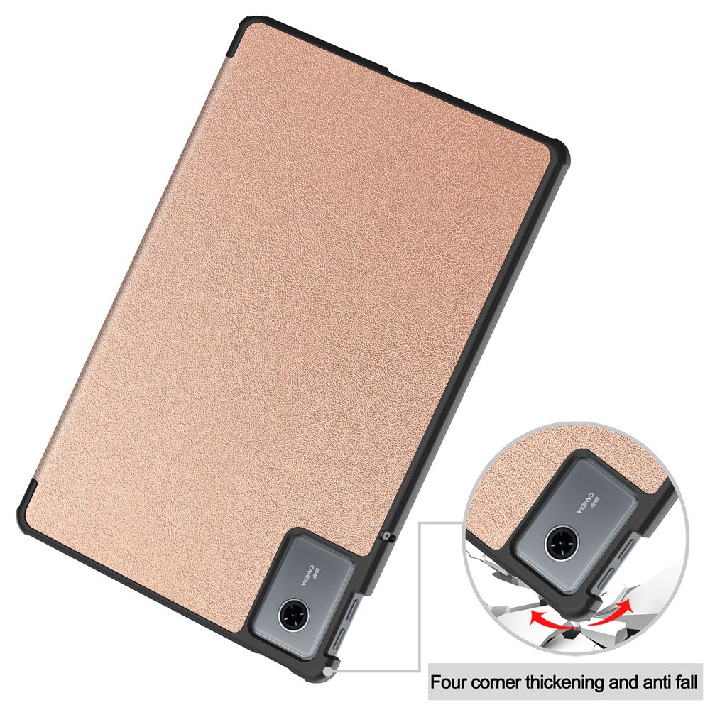 Case for Lenovo Idea Tab 11, Techsuit, FoldPro, Rose Gold