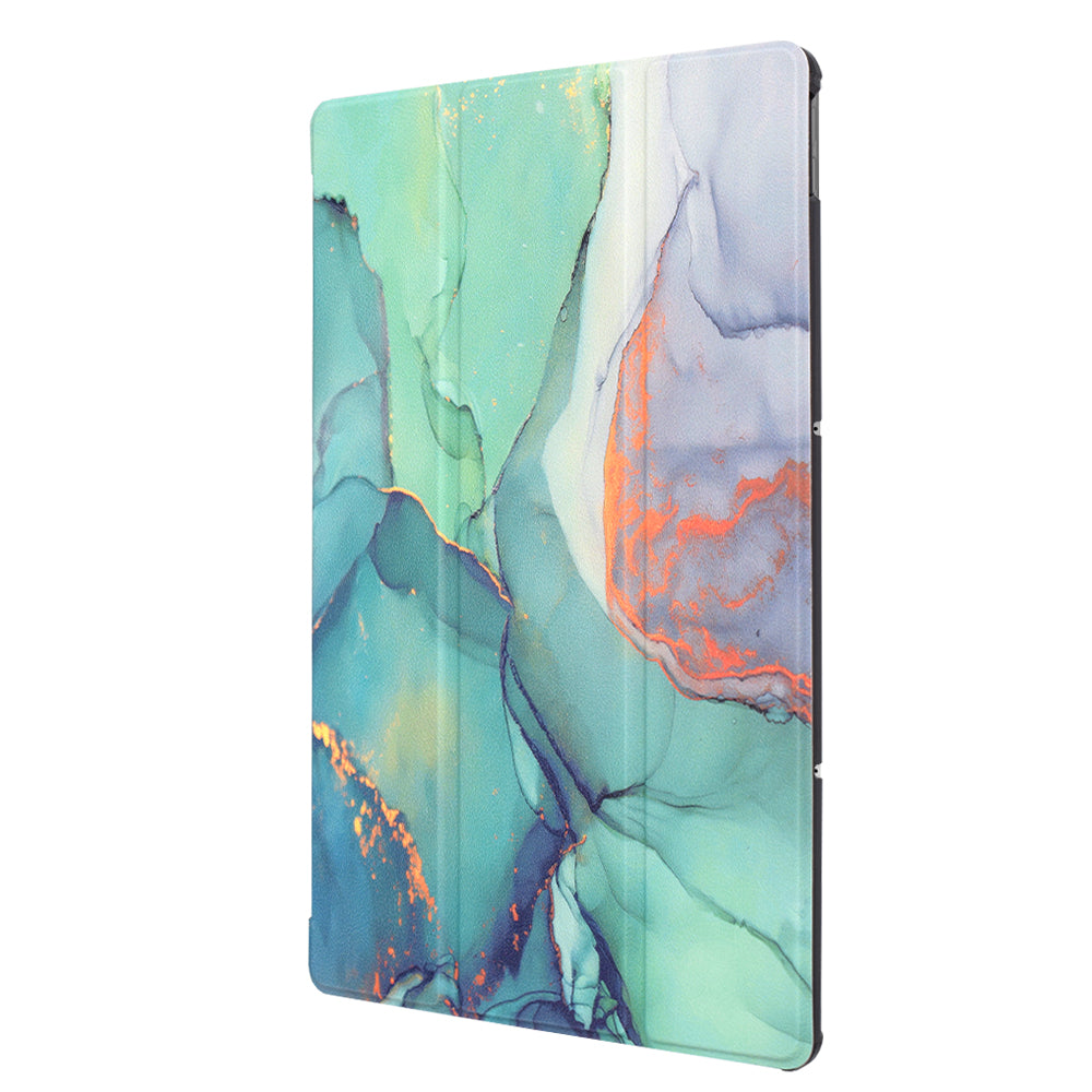 Θήκη για Lenovo Idea Tab Plus, Techsuit, FoldPro Green Time, Πολύχρωμη