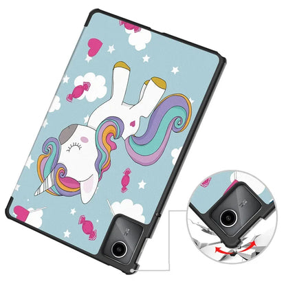 Θήκη για Lenovo Tab M11, Techsuit, FoldPro Unicorn, Πολύχρωμο