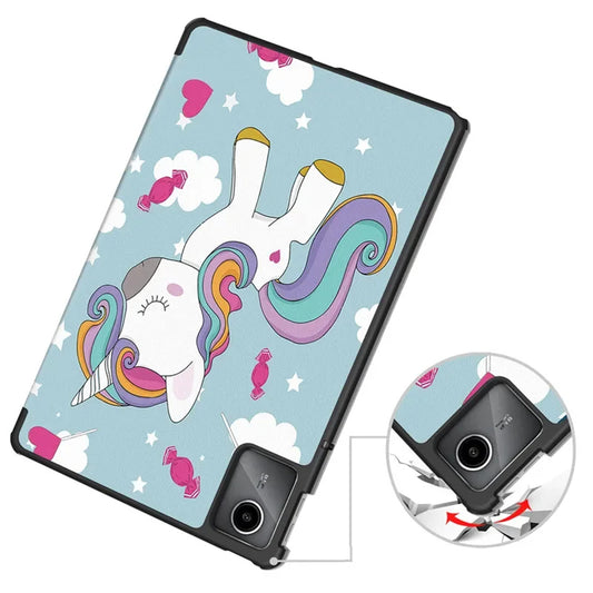 Θήκη για Lenovo Tab M11, Techsuit, FoldPro Unicorn, Πολύχρωμο