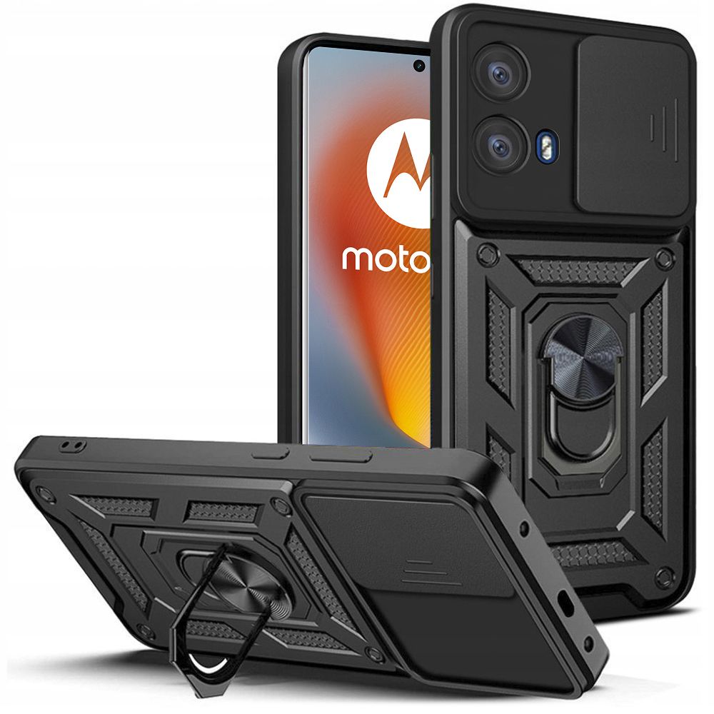 Θήκη για Motorola Edge 50 Fusion, Tech-Protect, CamShield Pro, Μαύρο 