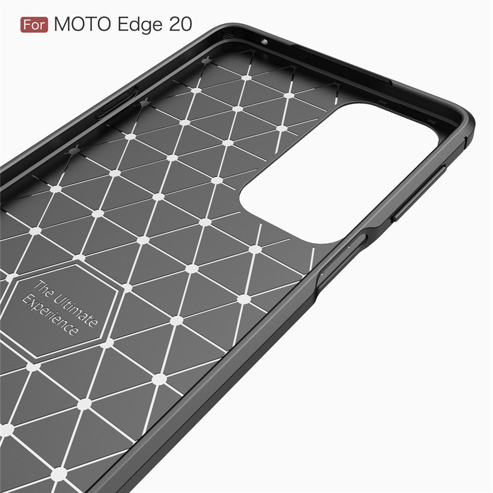 Θήκη για Motorola Edge 20, Techsuit, Carbon, Μαύρο