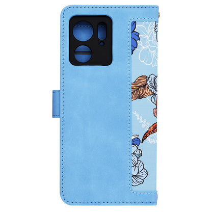 Θήκη για Motorola Edge (2023) / Edge 40, Techsuit, FlipCraft, Μπλε