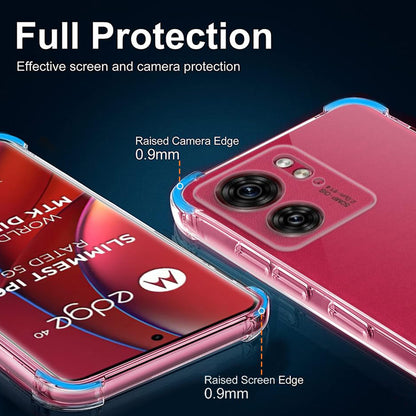 Θήκη για Motorola Edge (2023) / Edge 40, Techsuit, Ανθεκτική σε Κρούσεις Διαφανής, Διαφάνεια