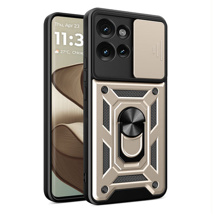 Case for Motorola Edge 50 Fusion, Techsuit, CamShield, Gold