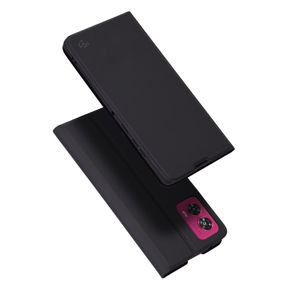 Θήκη για Motorola Edge 50 Fusion, Techsuit, Magskin Book, Μαύρη