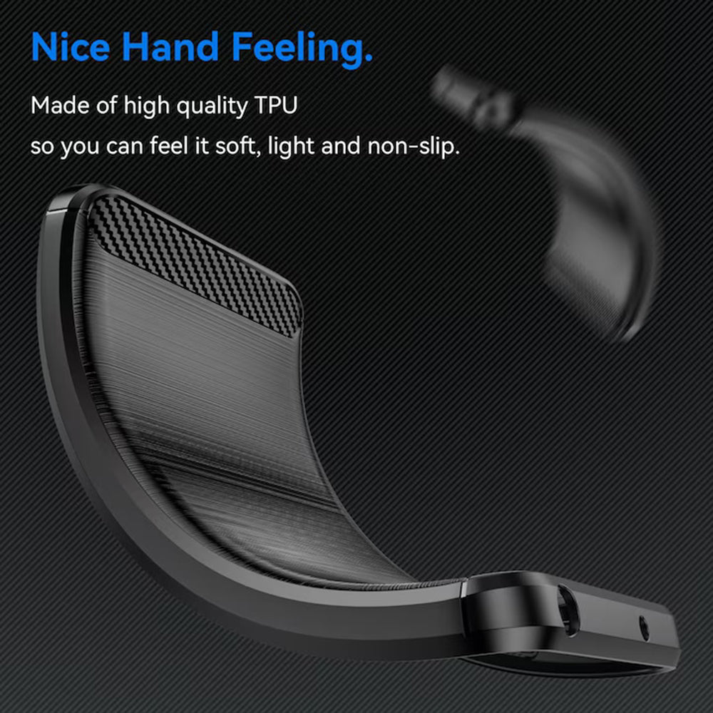 Θήκη για Motorola Edge 50 Neo, Techsuit, Carbon, Μαύρο