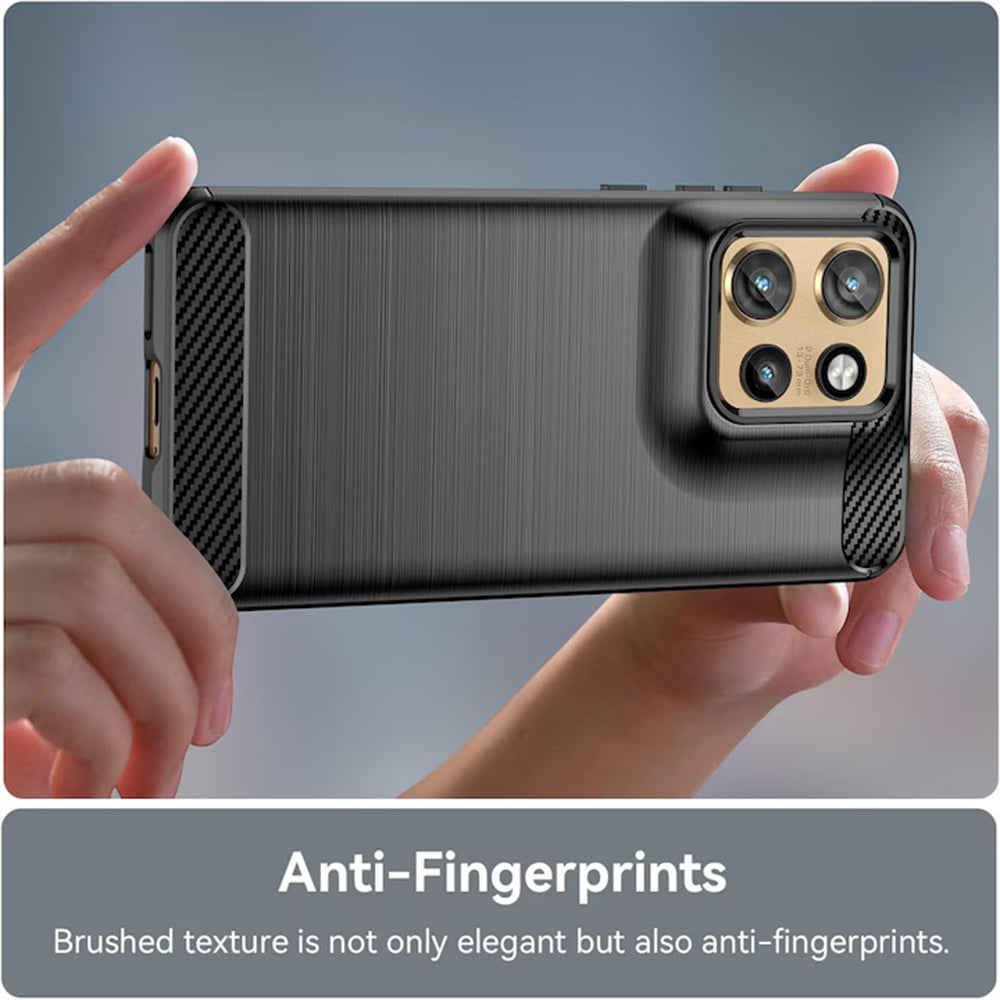 Θήκη για Motorola Edge 50 Neo, Techsuit, Carbon, Μαύρο