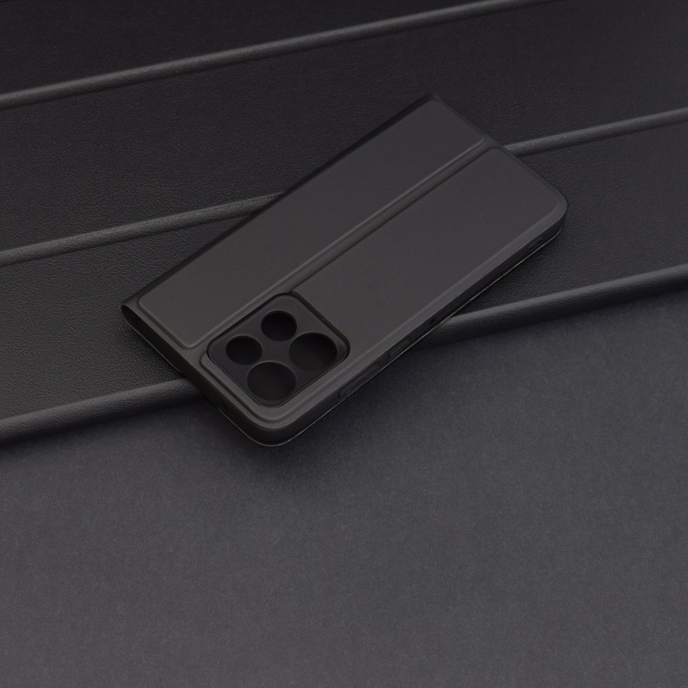 Θήκη για Motorola Edge 50 Neo, Techsuit, Magskin Book, Μαύρη