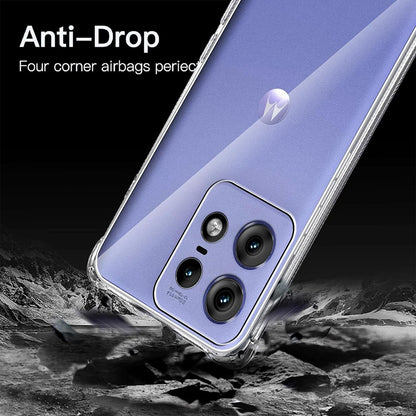Θήκη για Motorola Edge 50 Pro, Techsuit, Ανθεκτική σε Κρούσεις Διαφανής, Διάφανη