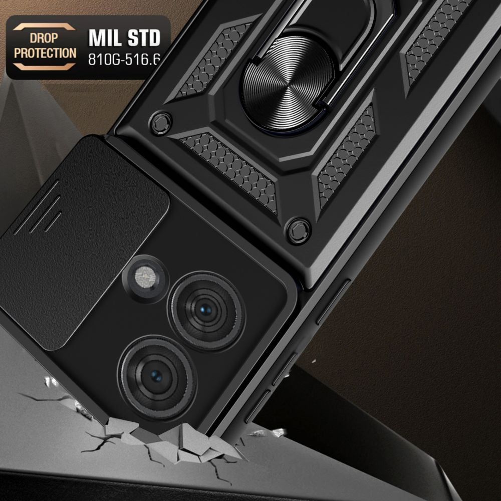 Θήκη για Motorola Edge 50 Ultra, Techsuit, CamShield, Μαύρο