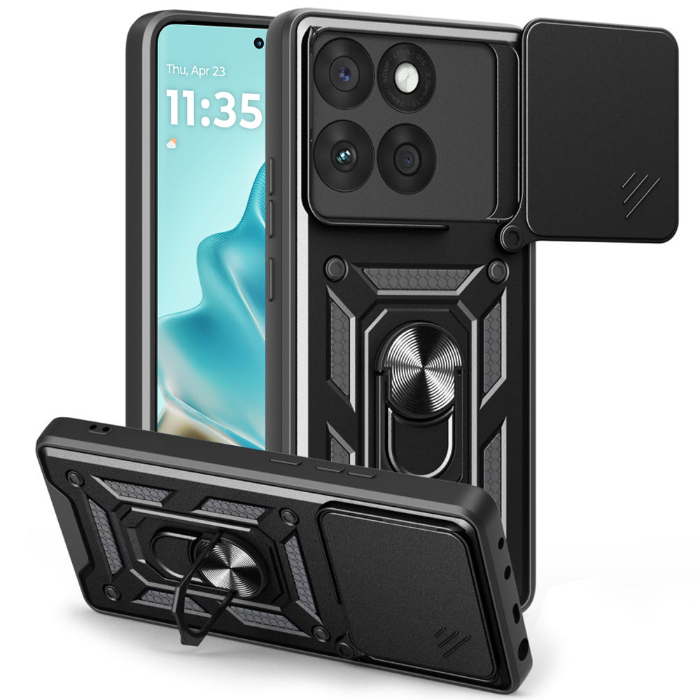 Θήκη για Motorola Edge 60 Fusion / Edge 60, Techsuit, CamShield, Μαύρο