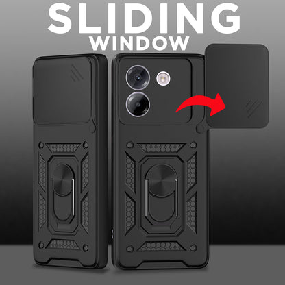 Θήκη για Motorola Edge 60 Fusion / Edge 60, Techsuit, CamShield, Μαύρο