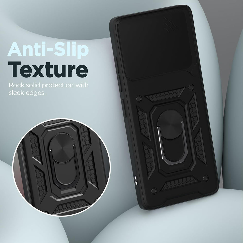 Θήκη για Motorola Edge 60 Fusion / Edge 60, Techsuit, CamShield, Μαύρο