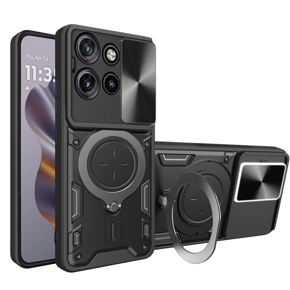 Θήκη για Motorola Edge 60 Neo / Edge 50 Neo, Techsuit, CamGuard Pro, Μαύρη