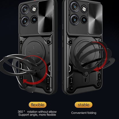 Θήκη για Motorola Edge 60 Neo / Edge 50 Neo, Techsuit, CamGuard Pro, Μαύρη