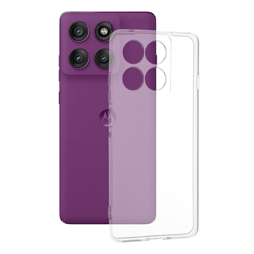 Θήκη για Motorola Edge 60 Pro, Techsuit, Διαφανής, Διάφανη