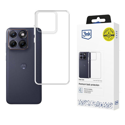 Θήκη για Motorola Edge 70 Fusion, 3MK, Διαφανής, Διάφανη