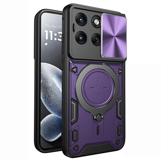 Θήκη για Motorola Edge 70 Fusion, Techsuit, CamGuard Pro, Μωβ