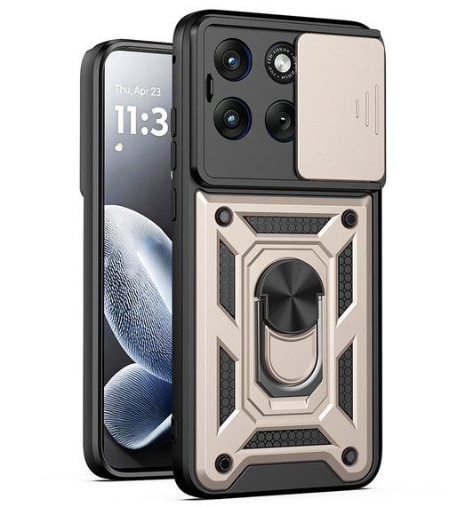 Θήκη για Motorola Edge 70 Fusion, Techsuit, CamShield, Χρυσή