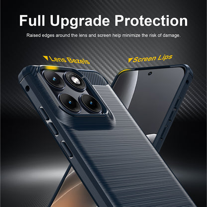 Θήκη για Motorola Edge 70 Fusion, Techsuit, Carbon, Μπλε