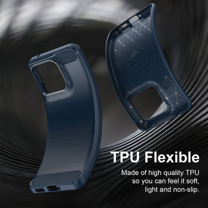 Θήκη για Motorola Edge 70 Fusion, Techsuit, Carbon, Μπλε