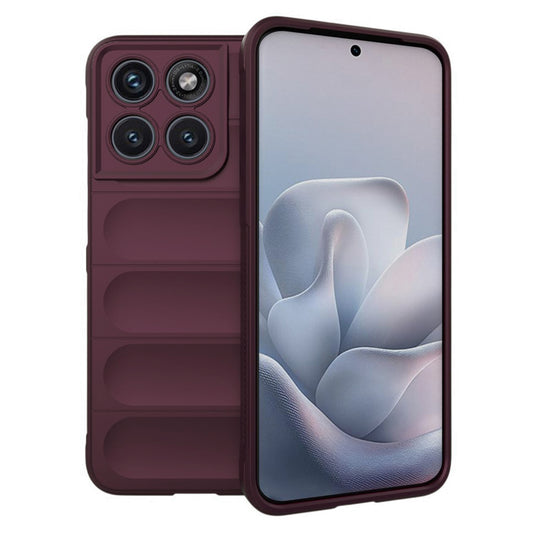 Θήκη για Motorola Edge 70 Fusion, Techsuit, Magic Shield, Βυσσινί
