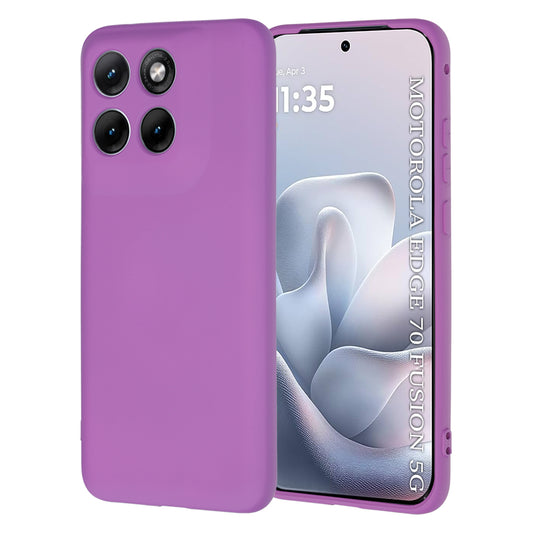 Θήκη για Motorola Edge 70 Fusion, Techsuit, SoftFlex, Μωβ